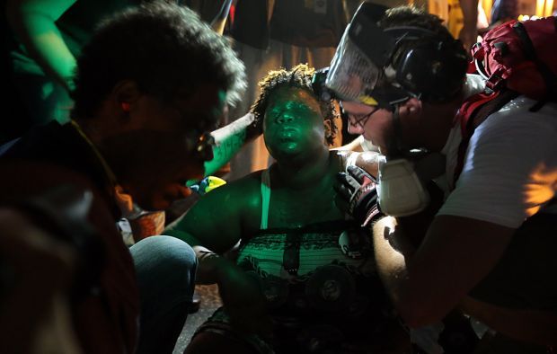 Peace broken in Ferguson